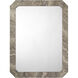 Ravine 48 X 36 inch Sand Grey Mirror, Inline