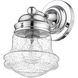 Vaughn 1 Light 6 inch Chrome Wall Sconce Wall Light