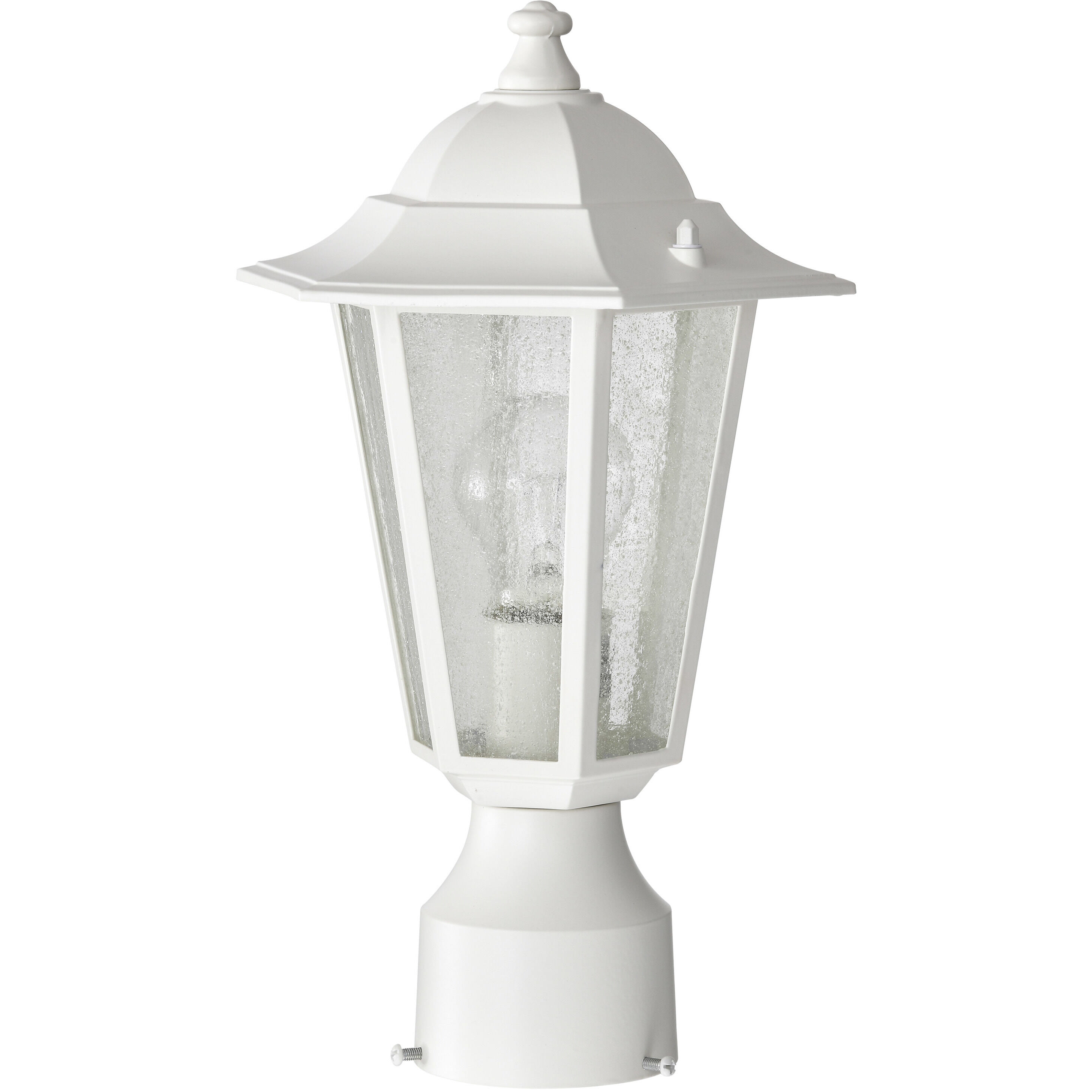 Cornerstone 1 Light 14 inch White Outdoor Post Lantern
