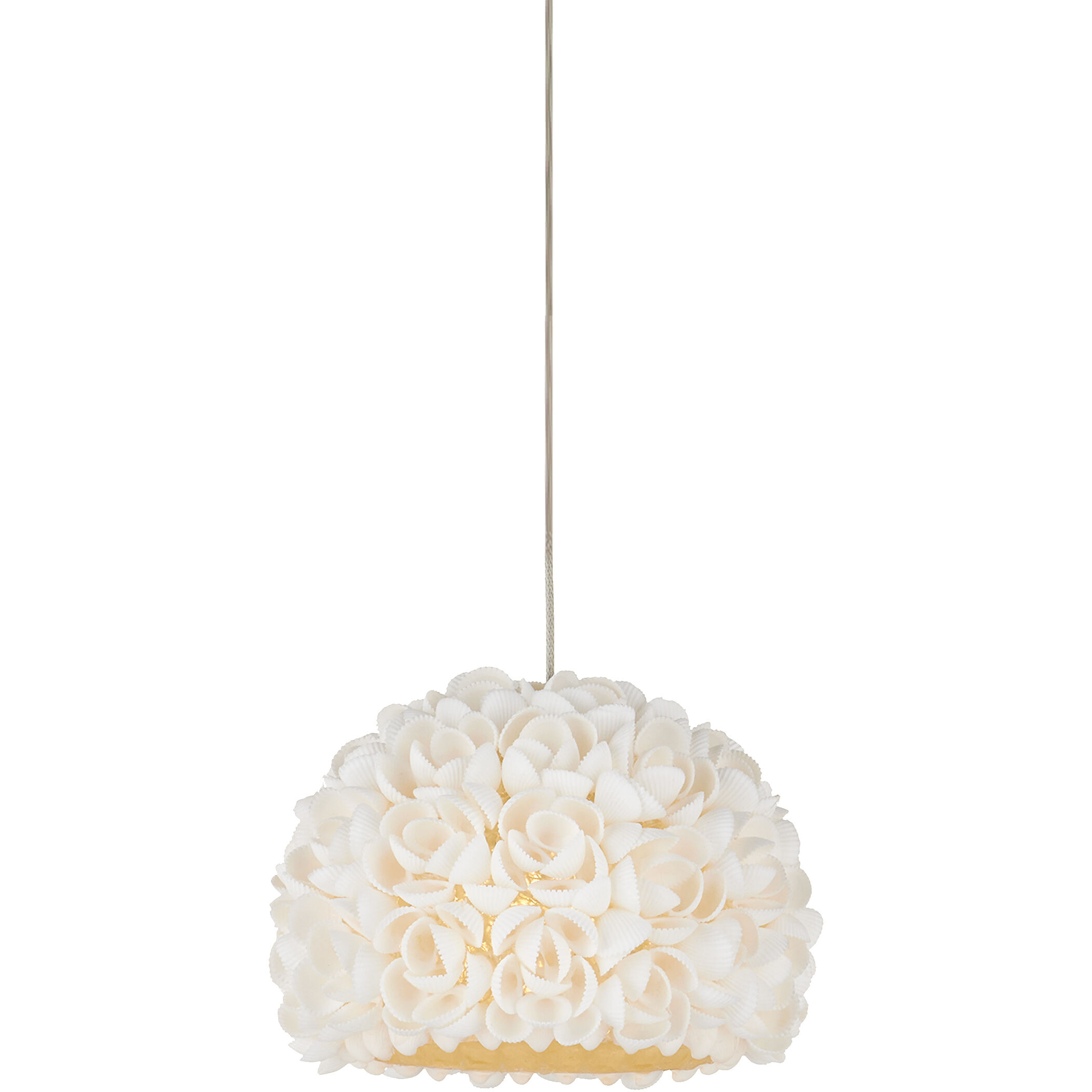 Virtu 1 Light 5.5 inch Natural/Silver Multi-Drop Pendant Ceiling Light