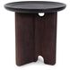 Bollack 24 X 23.75 inch Brown and Black Side Table