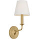 Alexa Hampton Chatsworth 1 Light 5.5 inch Gild Sconce Wall Light