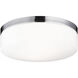 Xenon LED 11 inch Chrome Flush Mount Ceiling Light