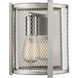 Mist 1 Light 8 inch Brushed Nickel ADA Wall Sconce Wall Light