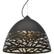Kiev 1 Light Black Cable Pendant Ceiling Light