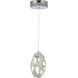 Ovale LED 7.6 inch White Mini Pendant Ceiling Light