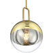 Prospect 1 Light 11.75 inch Gold Pendant Ceiling Light, Large