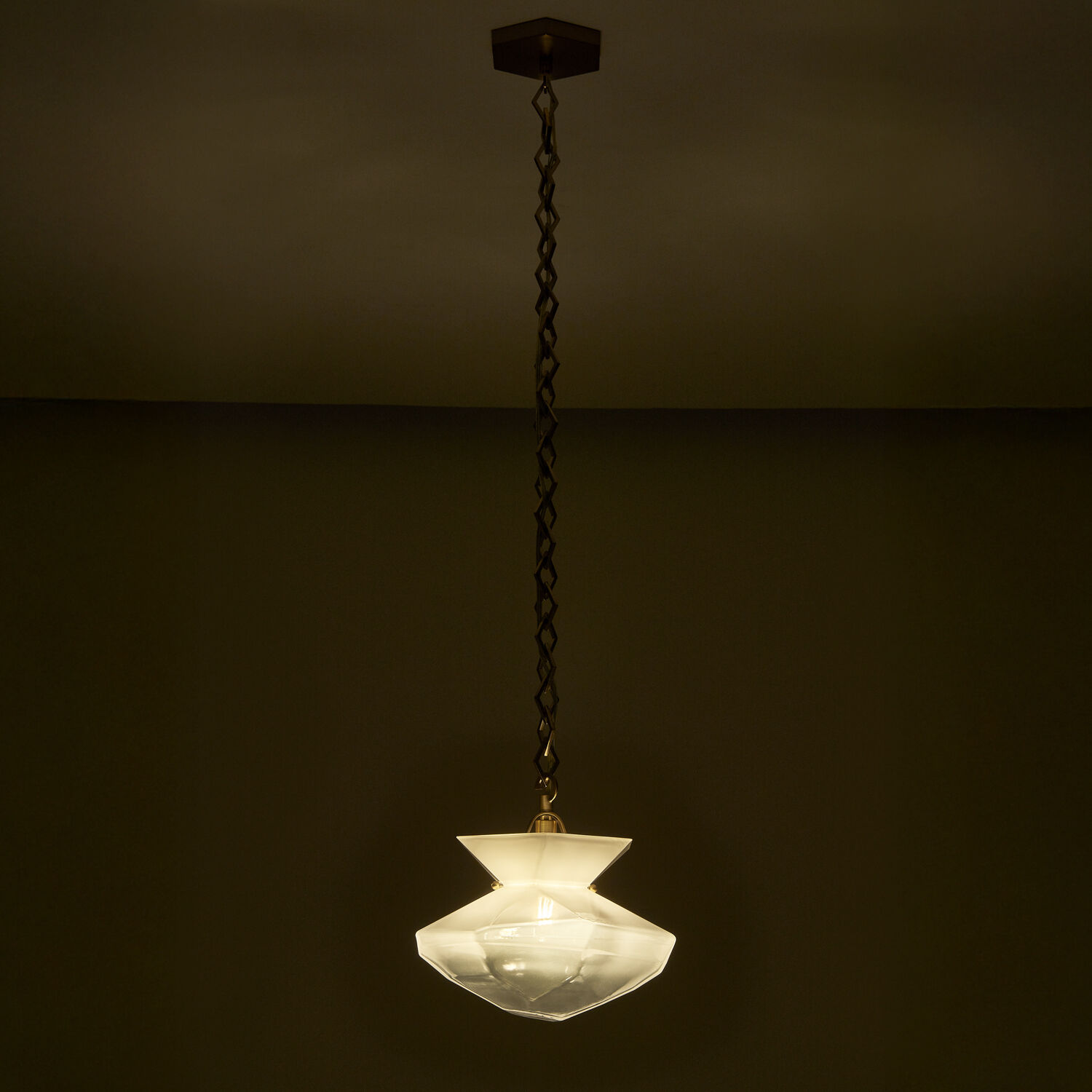 Bolsa 1 Light 12 inch Winter Brass Pendant Ceiling Light