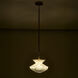 Bolsa 1 Light 12 inch Winter Brass Pendant Ceiling Light
