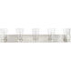 Cityview 5 Light 40 inch Brushed Nickel Vanity Sconce Wall Light, Extra Large