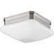 Appeal 1 Light 7.5 inch Brushed Nickel Flush Mount Ceiling Light