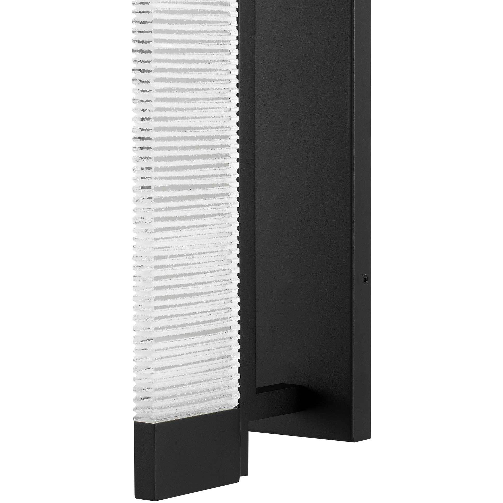 Solice LED 27 inch Sand Black Outdoor Wall Sconce