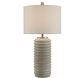 Ella 32 inch 150.00 watt Brie and Brushed Steel Table Lamp Portable Light