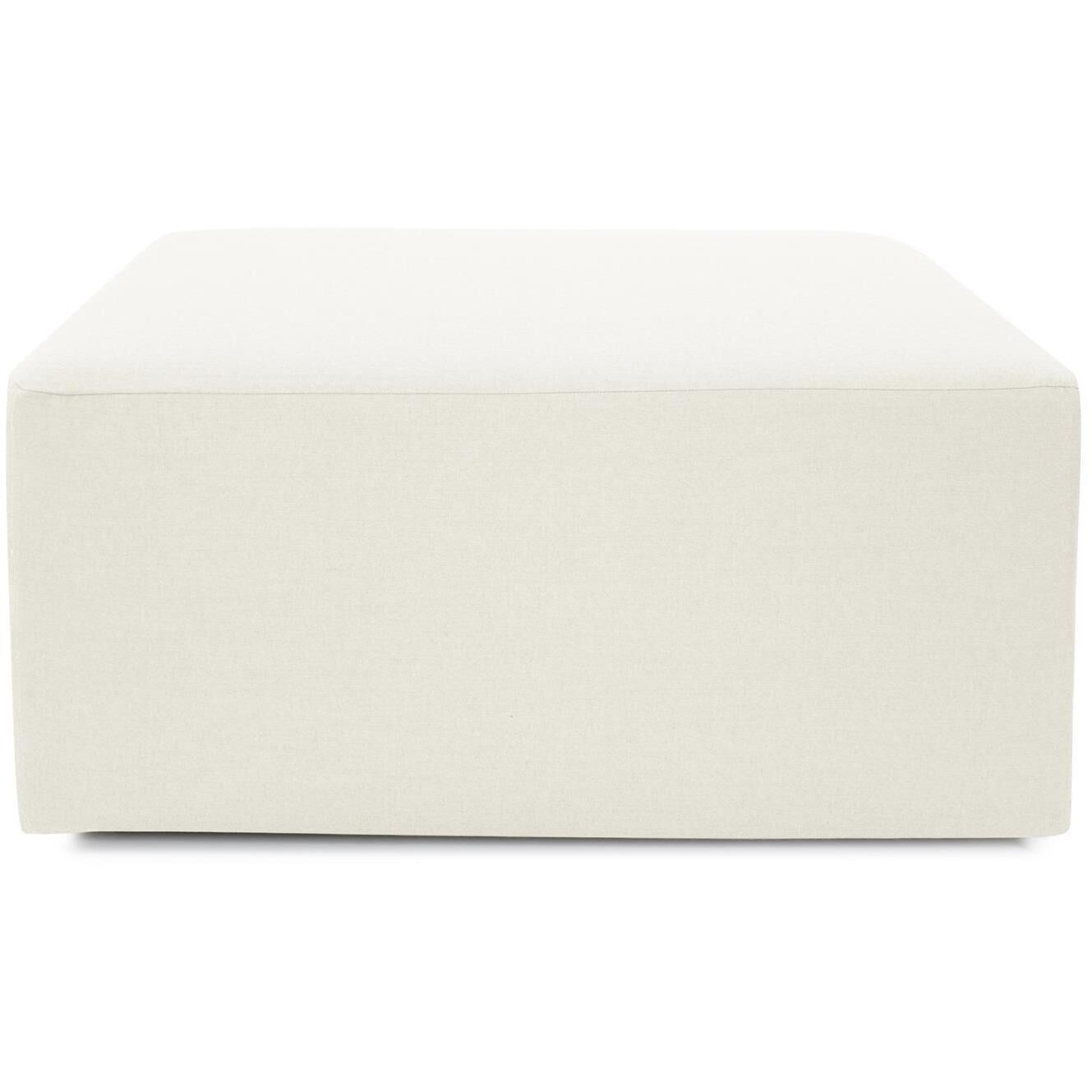 Universal 17 inch Natural Outdoor Ottoman, 36in Square, The Seascape Collection