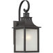Monte Grande Outdoor Wall Lantern in Slate