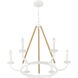 Lanton 6 Light 28 inch Sand White Chandelier Ceiling Light