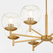 Lyon 8 Light 34 inch Aged Brass Chandelier Ceiling Light