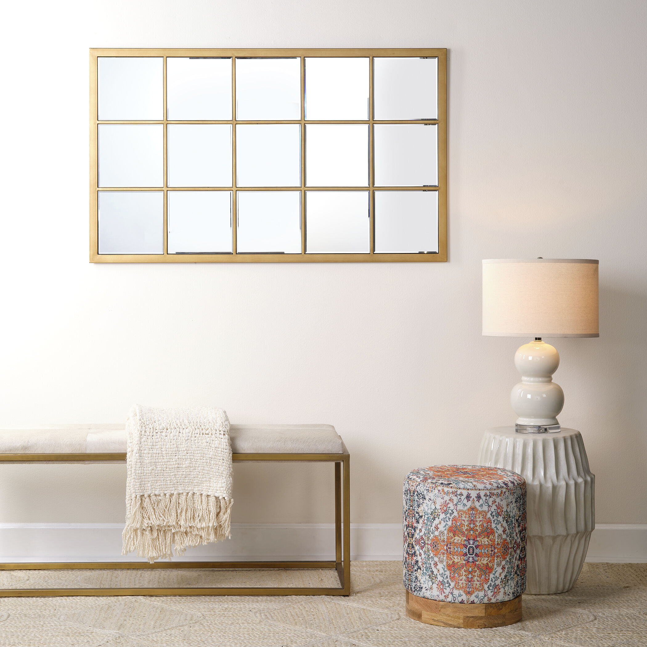 Algae 21 X 15.5 inch White Ombre Side Table