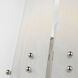 AERIN Bonnington Tall Sconce Wall Light in Polished Nickel, Alabaster