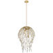 Gabriella 6 Light 18 inch Modern Gold Pendant Ceiling Light