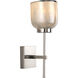 Vapor 1 Light 6 inch Opal & Nickel Wall Sconce Wall Light