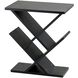 Zig Zag 12 inch Black Accent Table