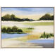 Soft Focus Green and Blue and White and Yellow Canvas, The Studio