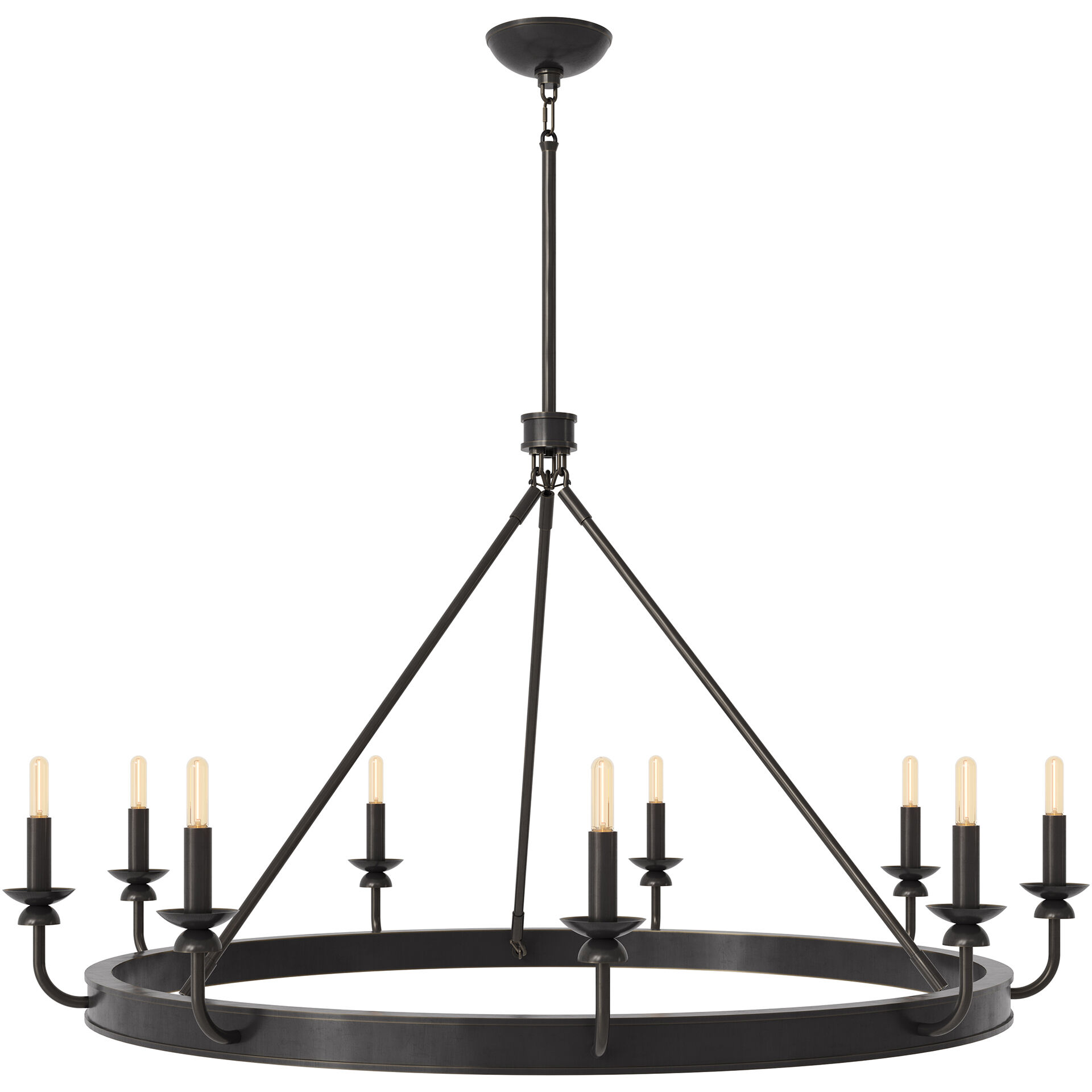 William 9 Light 48.75 inch Chandelier