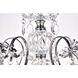 Voltaire 5 Light 22 inch Chrome Chandelier Ceiling Light