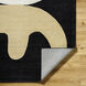 Jason Wu 90 X 60 inch Black / Natural / Camel Handmade Rug in 5 x 8