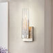 Julia 1 Light Silver ADA Wall Sconce Wall Light