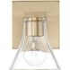 Gilford 1 Light 7.25 inch Champagne Gold Vanity Light Wall Light
