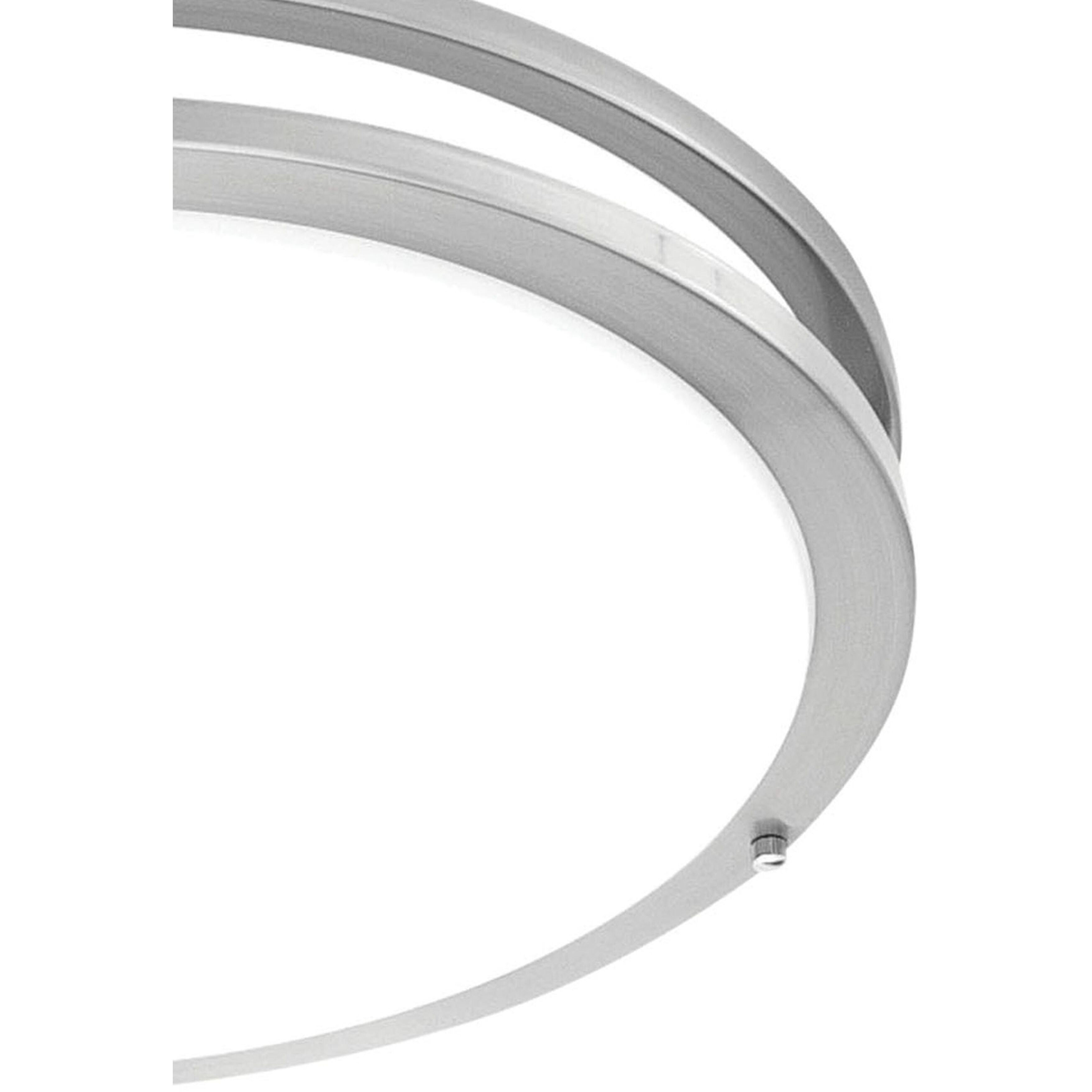 Clarion 1 Light 14 inch Brushed Nickel Flush Mount Ceiling Light