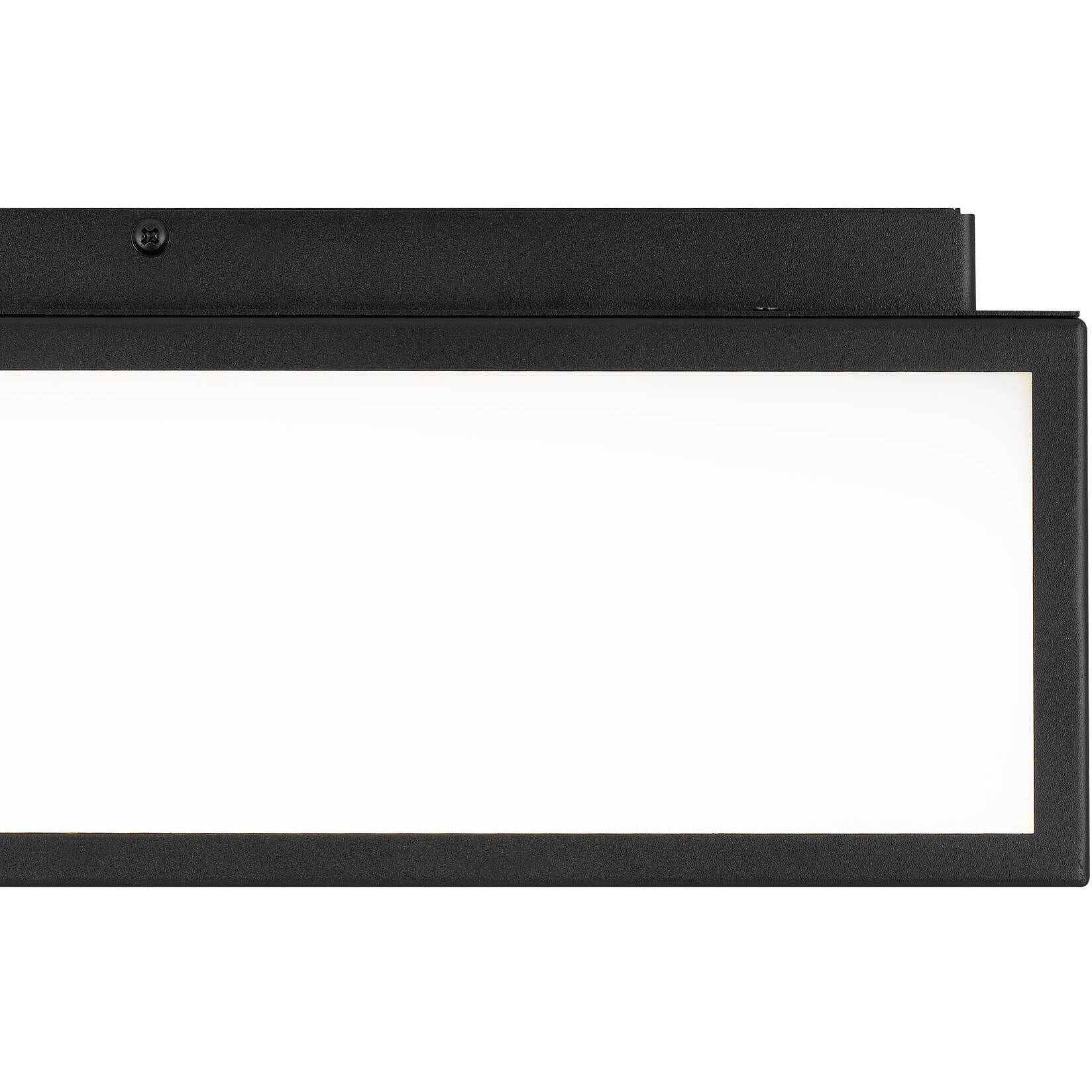 Panel Square LED 14 inch Sand Black Outdoor Flush Mount