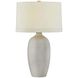 Elk River 30.75 inch 15 watt Aged Brass and Ceramic Frost Grey Crackle Table Lamp Portable Light