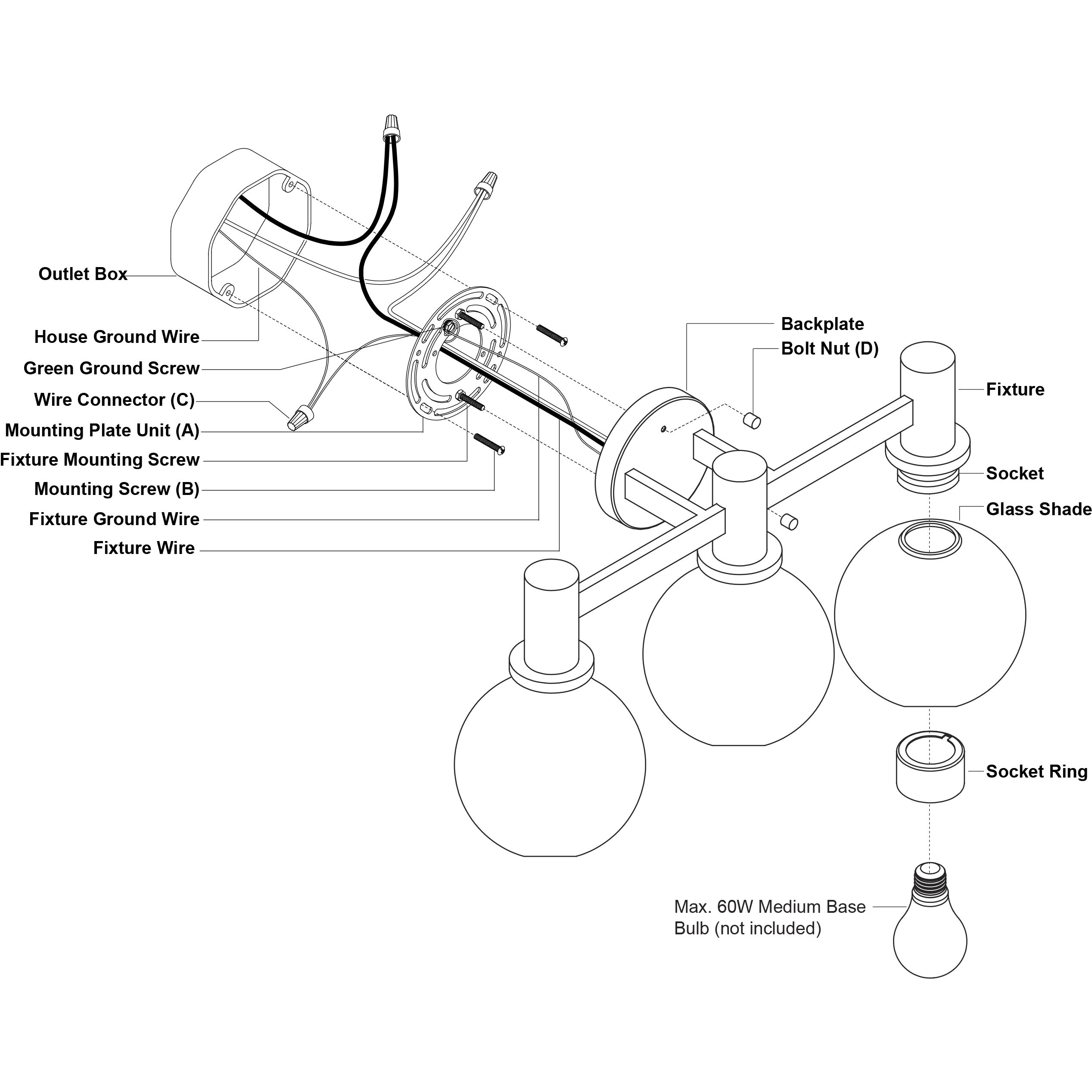 Marshall LED 23.5 inch Matte Black Bathroom Light Wall Light