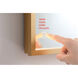 Pier 40 X 24 inch Brass LED Mirror