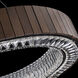 Beyond Andean LED 32.8 inch Smokey Walnut Pendant Ceiling Light