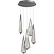 Beyond Devotion LED 17 inch Satin Nickel Multi-Light Pendant Ceiling Light