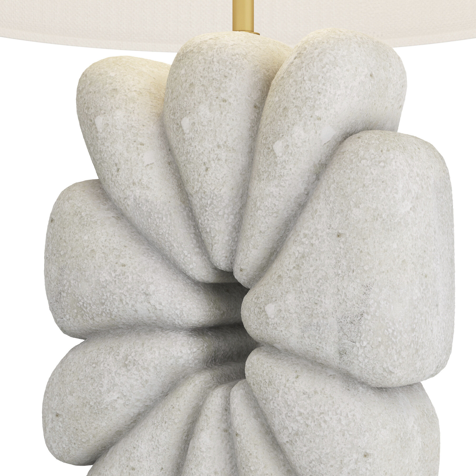 Ashley 28.5 inch 150 watt Ivory Lamp Portable Light