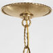 Fisher Weisman Catania LED 29 inch Antique-Burnished Brass Hanging Shade Ceiling Light