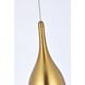 Amherst 3 Light 10 inch Satin Gold Pendant Ceiling Light