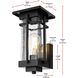 Livingston 1 Light 13 inch Black Outdoor Wall Sconce
