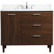 Baldwin 42 X 22 X 34 inch Walnut Vanity Sink Set