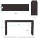 Jennifer 58 inch Black Console Table