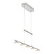 Santiago LED 33.5 inch Nickel-Matte Linear Pendant Ceiling Light
