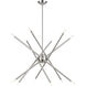 Soho 12 Light 36 inch Brushed Nickel Chandelier Ceiling Light