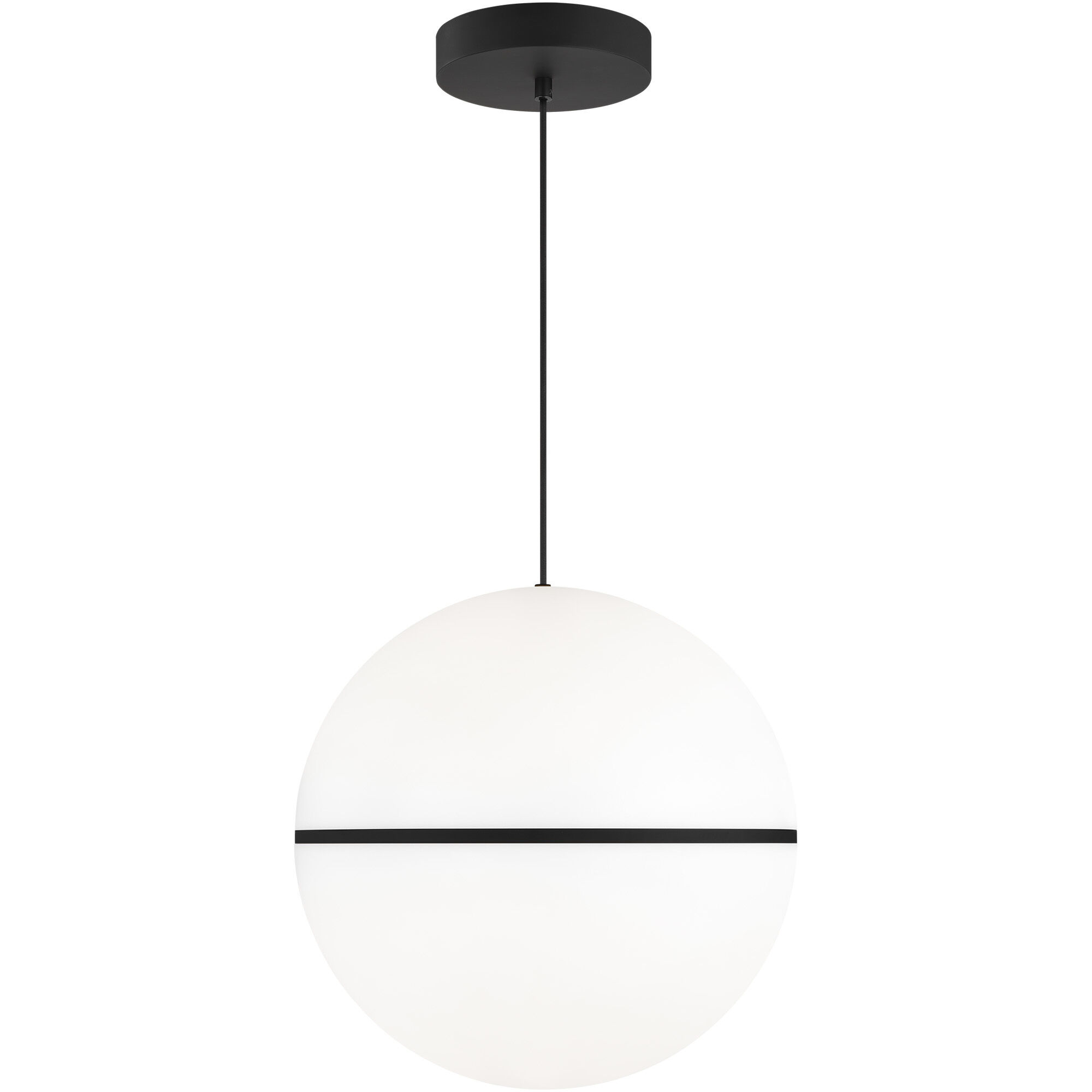 Sean Lavin Hanea LED 18 inch Nightshade Black Pendant Ceiling Light, Integrated LED