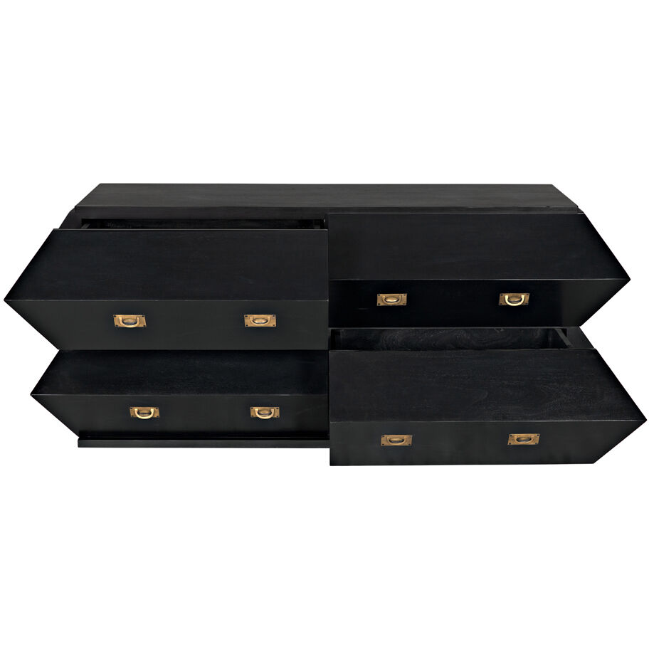 Vico Hand Rubbed Black Dresser
