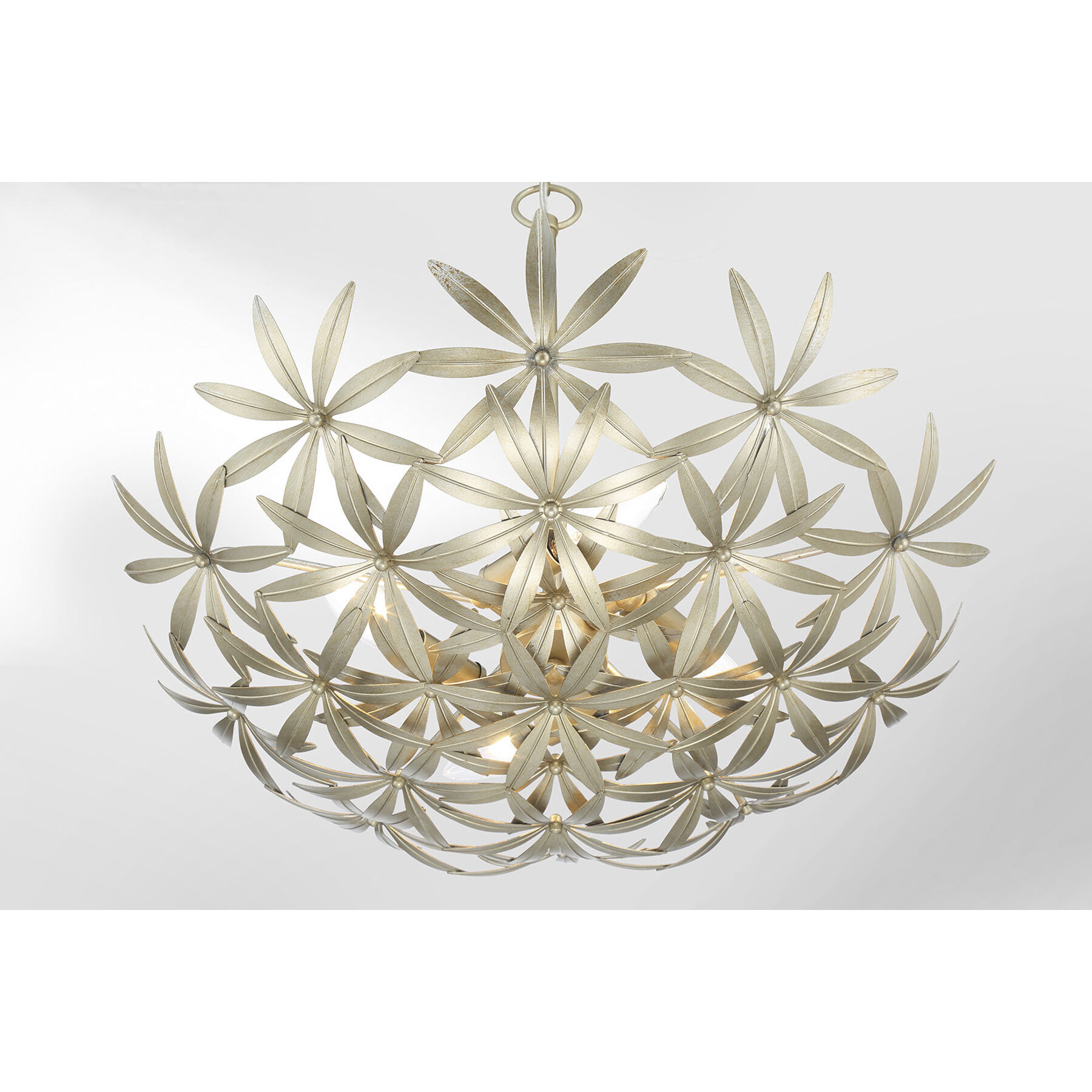 Flower Child 4 Light 21 inch Ambry Gold Pendant Ceiling Light